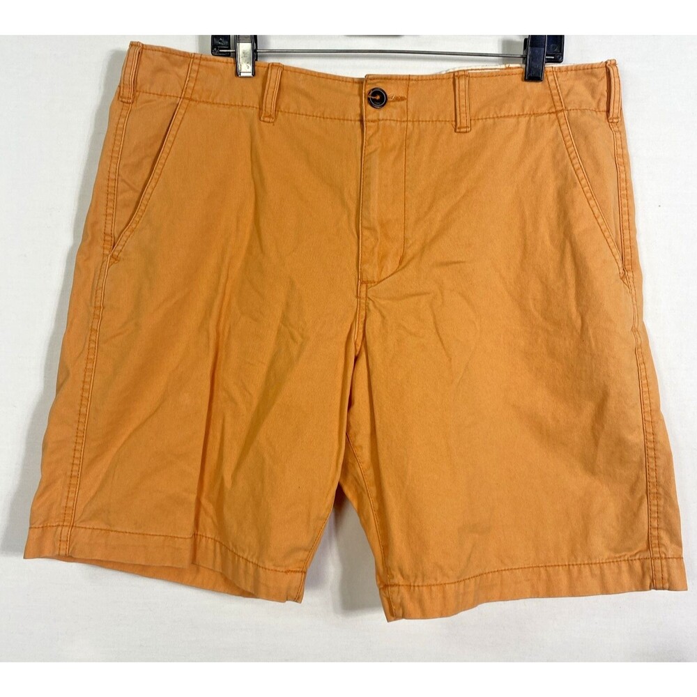 American Eagle Shorts Mens Size 38 Peach Orange Prep Fit Flat Front